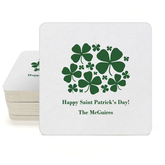 Clovers Square Coasters